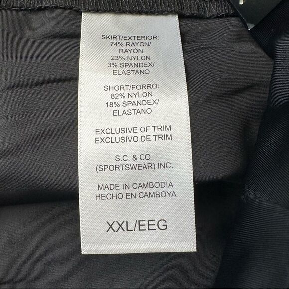 New! S.C.& CO. Womens Athletic Skort Skirt SZ XXL 2XL Tennis Pickleball Golf - Picture 11 of 12